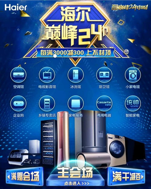 海爾攜手京東開啟 巔峰24小時 高端產(chǎn)品引領(lǐng)家電消費升級
